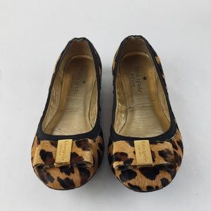 Kate Spade "Tock" Ballet Flat - Leopard Calf Hair